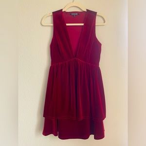 Red Velvet Gianni Bini Cocktail Dress